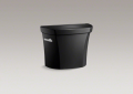Kohler® 4467-7 Wellworth® Toilet Tank, 1.28 gpf, 2-1/8 in Left Hand Lever Flush, Black