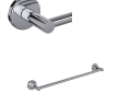ROHL LO118APC Lombardia Wall Mount 18" Single Towel Bar - Polished Chrome