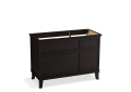 Kohler® 29481-BWK Artifacts™ Vanity Cabinet, 34-5/8 in OAH x 48-1/16 in OAW x 21-7/8 in OAD, Floor Mounting, Carbon Oak Cabinet
