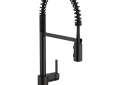 Moen® 5923BL 5923 Align™ Pre-Rinse Spring Pulldown Kitchen Faucet, 1.5 gpm Flow Rate, High-Arc Spout, Matte Black, 1 Handles, Yes, Import