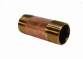 Jones Stephens™ N29006 Pipe Nipple, 2 in x 4 in L, Brass