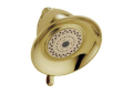 DELTA® RP34355PB Victorian® Universal Premium Shower Head, 2.5 gpm Min, 3 Sprays, Wall Mount, 5-1/2 x 4-1/4 in Head, Import