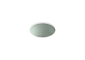 Kohler® 6565-42 Porto Fino™ Kitchen Sink, Flat/Round Shape, 8.63 in H x 18 in W x 18.5 in L, Top/Undermount Mounting, Enameled Cast Iron, Aspen Green