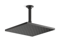 Kohler(R) K-13696-BL Contemporary Square 10" Single-Function Rainhead, 2.5 GPM - Matte Black