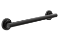 Moen® YG0718BL Iso™ Designer Grab Bar, 1-1/4 in Dia x 18 in L, Matte Black, Stainless Steel, Import