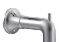 Moen® S3840 Diverter Tub Spout, Icon™, 7-1/4 x 5-1/2 in, For Use With Icon™ TS2141 1-Handle Tub/Shower Valve, 1/2 in Slip-Fit Connection, Metal, Polished Chrome, Domestic