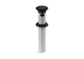 Kohler(R) K-25322-BL Clicker Drain with Overflow - Matte Black