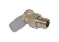 Danfoss 013G8014 RA 2000 Angle Thermostatic Radiator Valve, 1/2 in Nominal, MNPT x FNPT End Style, 145 psi (Static)/232 psi (Test) Pressure, Brass Body