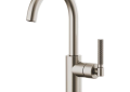 Brizo® 61043LF-SS Bar Faucet, Litze™, Stainless Steel, 1 Handle, 1.8 gpm