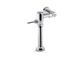 Kohler® 76321-CP Primme™ Manual Flushometer Valve, 1.28 gpf Flush Rate, 1 in IPS Inlet, 1-1/2 in Spud, 35 to 80 psi Pressure, Polished Chrome