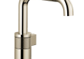 Brizo® 65035LF-PN Lavatory Faucet, Litze™, 1.5 gpm, 5-9/16 in H Spout, 1 Handles, 1 Faucet Holes, Polished Nickel, Function: Traditional, Commercial