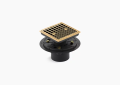 Kohler K-9136-2MB Clearflo Square Design Tile-in Shower Drain - Vibrant Brushed Moderne Brass