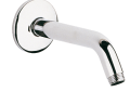 GROHE 27412000 Relexa Shower Arm, 6-1/4 in L Arm, 1/2 in MNPT