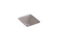 Kohler® 6584-TRF kitchen sink, Truffle, 17 in W Bowl x 7-1/2 in D Bowl, Undermount Mounting, Enameled Cast Iron