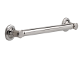 DELTA® 41618-PN Traditional Decorative Grab Bar, 18 in L x 1-1/4 in Dia, Polished Nickel, Zinc, Import