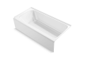 Kohler® 25834-RA-0 Avec™ Bathtub, Soaker, 72 in L x 36 in W, Right Drain, White