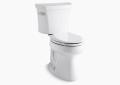 Kohler® 3999-U-0 2-Piece Toilet, Highline® Comfort Height®, Elongated Bowl, 16-1/2 in H Rim, 12 in Rough-In, 1.28 gpf, White