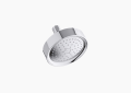 Kohler® 965-AK-CP Purist® 1-Function Showerhead With Katalyst® Air-Induction Technology, 2.5 gpm Min, 1 Sprays, Wall Mount, 5-1/2 in Dia x 3-15/16 in H Head
