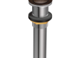 Moen 140780ORB Spring Loaded Push Button Bathroom Drain Assembly without Overflow - Oil Rubbed Bronze