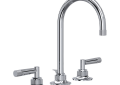 Rohl MB2019LMFB-2 Graceline C-Spout Widespread Bathroom Faucet - Polished Chrome