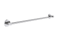 GROHE 40366001 Towel Rail, Essentials, 24 in L Bar, 2-3/8 in OAD, Metal, Polished Chrome, Import