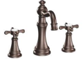 Moen® TS42114ORB TS42114 Weymouth™ Bathroom Faucet, 1.2 to 1.5 gpm Flow Rate, 5-1/4 in H Spout, 8 to 16 in Center, Oil Rubbed Bronze, 2 Handles, Pop-Up Drain, Domestic