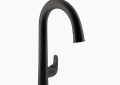 Kohler K-72218-BL Sensate(R) Touchless Pull-Down Kitchen Sink with Two-Function Sprayhead - Matte Black
