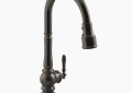 Kohler K-29709-2BZ Artifacts(R) Touchless Pull-Down Kitchen Sink Faucet with Three-Function Sprayhead - Oil-Rubbed Bronze