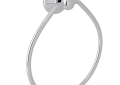 Perrin & Rowe U.6634APC Georgian Era Towel Ring Double Wall Mount, Import
