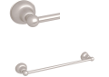 Rohl® CIS1/24STN Arcana Traditional Towel Bar, 24 in L Bar, Brass