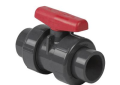 Spears® 2329-007 True Union Regular Style Ball Valve, 3/4 in Nominal, Socket and FNPT End Style, PVC Body, EPDM Softgoods, Domestic