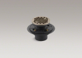 Kohler® 9135-BV ClearFlo™ Round Shower Drain, PVC/Brass Drain