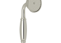Rohl® 1101/8EPN Hand Shower, Verona/Anti-Cal/Spa Shower, 2 gpm, 1 Sprays, 3 in Dia Head, 1/2 in Male