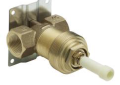 Moen® S3600 Rough-In Valve, 3/4 in IPS Inlet x 3/4 in IPS Outlet, 60 psi, 13 gpm, Brass Body, Domestic