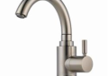 Brizo® 61320LF-SS Euro Beverage Faucet, 1.5 gpm Flow Rate, Stainless Steel, 1 Handles, Domestic