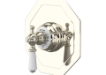 ROHL U.5585L-PN/TO Edwardian Octagonal Concealed Thermostatic Trim without Volume Control - Polished Nickel