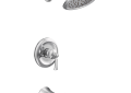 Moen® M-Pact™ M-Core™ UT35503 4-Port Tub/Shower Trim, 2.5 gpm Shower, Polished Chrome