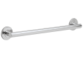 DELTA® 41824 Round Contemporary Decorative Grab Bar, 24 in L x 1-1/4 in Dia, Polished Chrome, Brass, Import