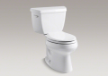 Kohler K-3575-0 Wellworth Classic Two-Piece Elongated Toilet