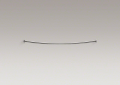 Kohler® 9350-BS Expanse® Transitional Curved Shower Rod, Stainless Steel, Brushed Stainless Steel