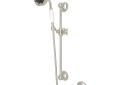 ROHL 1310PN Handshower Set With 22" Slide Bar & 3-Function Handshower - Polished Nickel