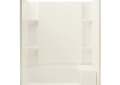 Sterling® 72290100-96 Complete Seated Shower Back Wall, Accord®, 60-1/4 in L x 37-1/4 in W x 76 in H, Solid Vikrell®, Kohler® Biscuit