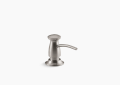 Kohler® 1893-C-VS Transitional Soap/Lotion Dispenser, 16 oz Capacity, Deck Mount, Solid Brass