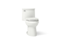 Kohler® 3946-NY Comfort Height® 1-Piece Toilet With Left-Hand Trip Lever, Adair®, Elongated Bowl, 16-1/2 in H Rim, 12 in Rough-In, 1.28 gpf, Dune