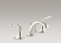 Kohler K-394-4-SN Devonshire Widespread Bathroom Faucet - Vibrant Polished Nickel