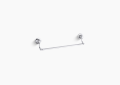 Kohler® 11410-CP Towel Bar, Bancroft®, 18 in L Bar, 3-9/16 in OAD x 3-3/4 in OAH, Metal, Polished Chrome