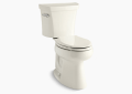 Kohler® 3999-96 2-Piece Toilet, Highline® Comfort Height®, Elongated Bowl, 16-1/2 in H Rim, 12 in Rough-In, 1.28 gpf, Biscuit