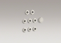 Kohler® 9698-SN Flexjet® Whirlpool Trim Kit With (8) Jets, Plastic, Vibrant® Polished Nickel