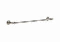 DELTA® 75024-SS Victorian® Towel Bar, 24 in L Bar, 3-9/16 in OAD x 2-5/32 in OAH, Brass, Stainless Steel, Import