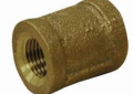 Jones Stephens™ B74127LF Pipe Coupling, 1-1/4 in Nominal, FNPT End Style, Bronze